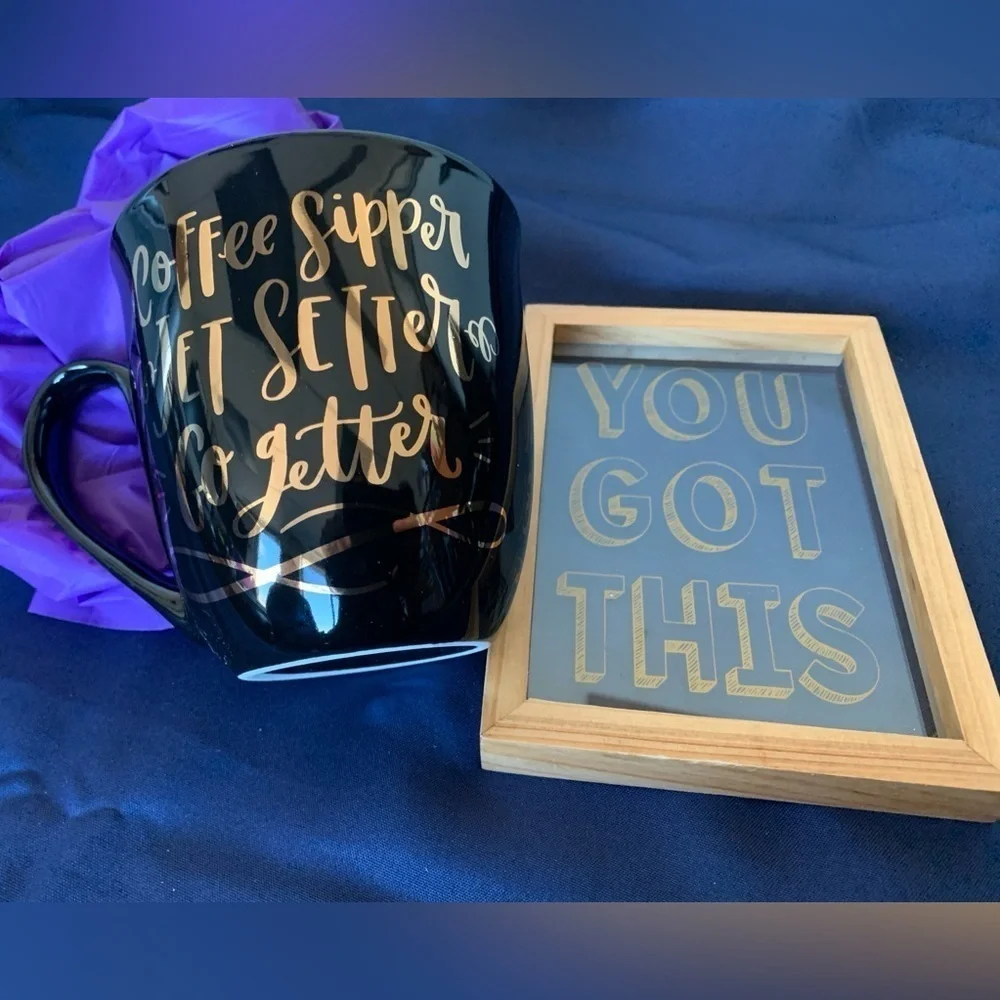 Go Getter Mug & You Got This Frame, New with out box.